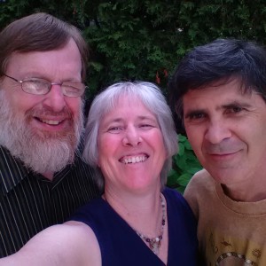 Our editor John J. Heney (L) with interviewer Lynn Thompson (C) and Paul LeMay (R) in Ottawa, September 2014.